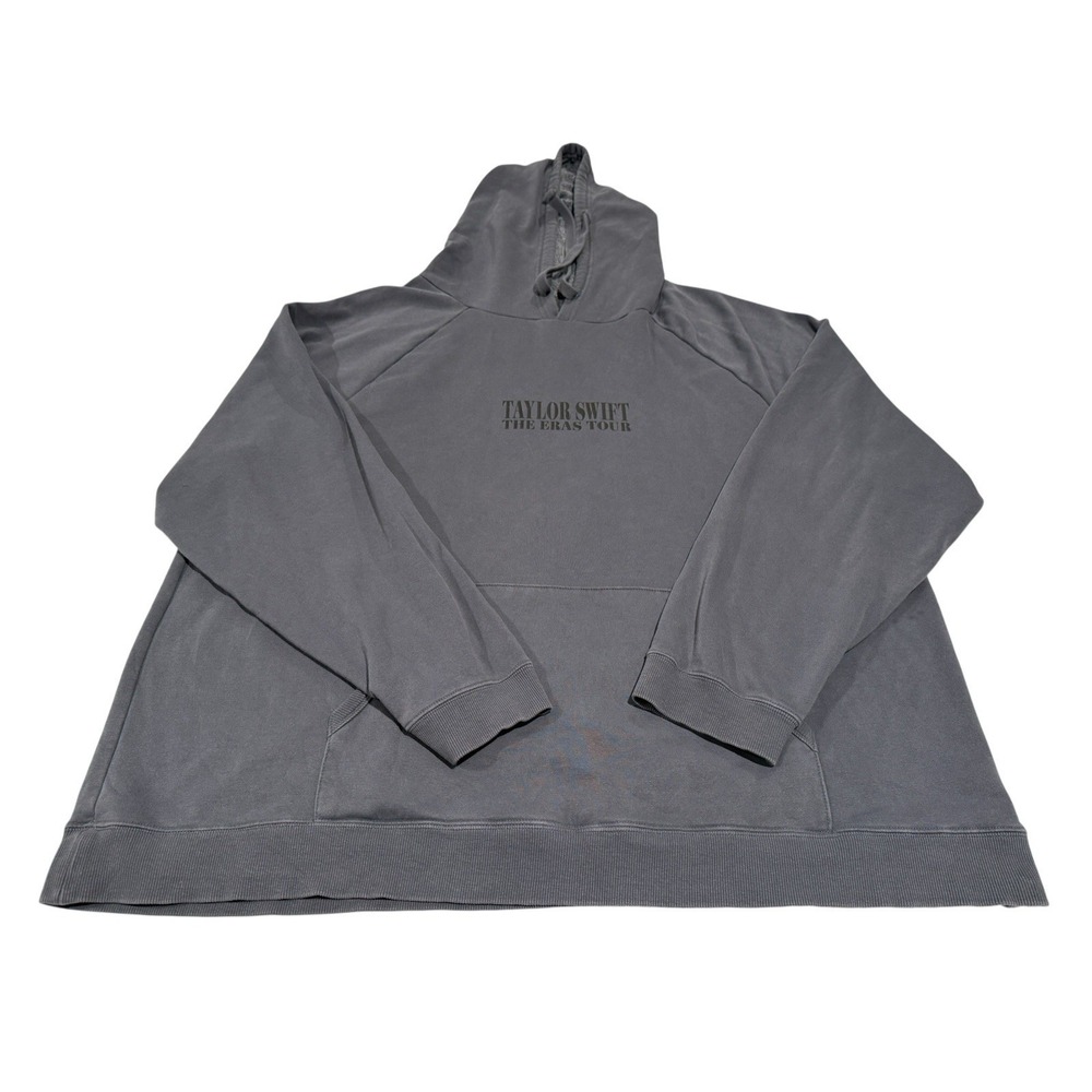 Taylor Swift The Eras Tour 2023 Hoodie Men's 2XL Gray Graphic